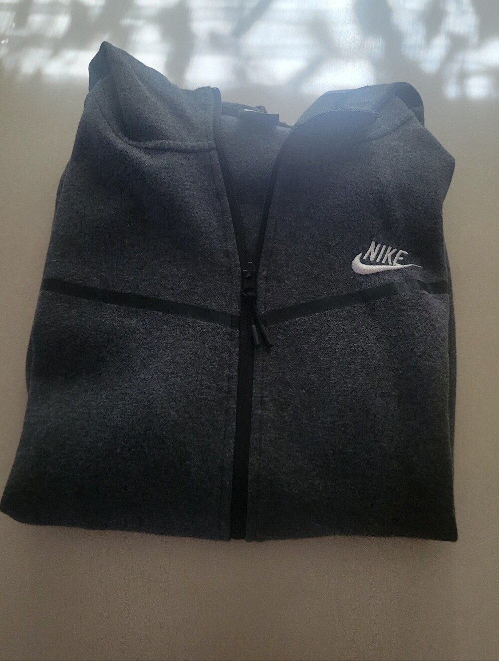 Nike Tech Black Full-Zip Hoodie Jacket